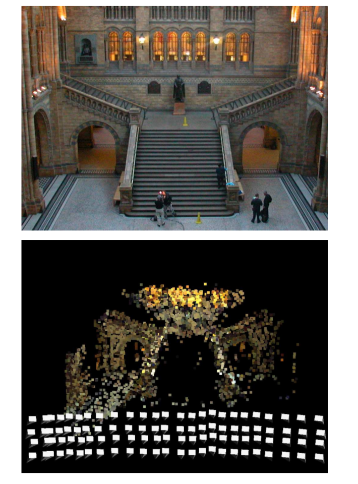 Overview image and calibration results